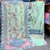 Jom Jom A+100%cotton Digital Printed Unstitched Three Piece for Women