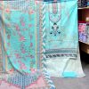Jom Jom A+100%cotton Digital Printed Unstitched Three Piece for Women